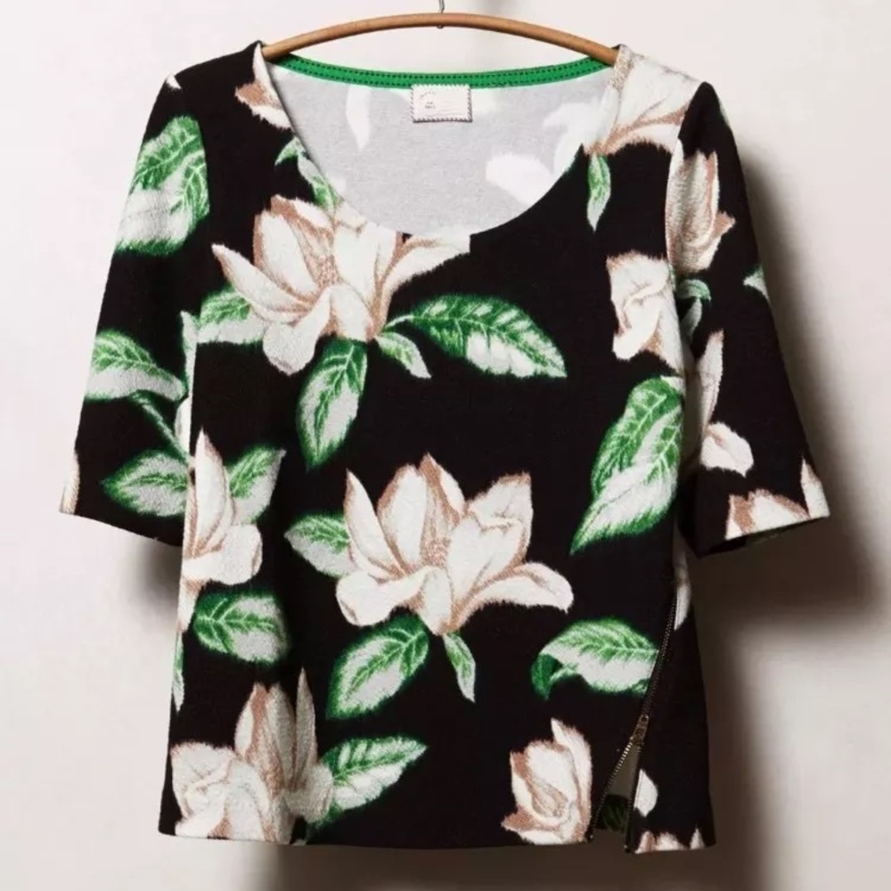 Anthropologie XS Postmark Knit Kobus Midi‎ Tee Top